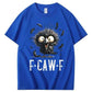 F-Caw-F Crow Raven 100% Cotton T-Shirt