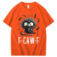 F-Caw-F Crow Raven 100% Cotton T-Shirt