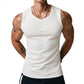 Men’s Wide Strap Ribbed Tank Top