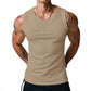Men’s Wide Strap Ribbed Tank Top