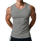 Men’s Wide Strap Ribbed Tank Top
