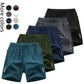 Urbntees Men's 5-Pack Quick-Dry Athletic Shorts Fashionable Versatile Outdoor Casual Shorts