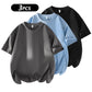 Men's 3PCS 100% cotton Crew Neck T-Shirts Set