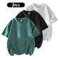 Men's 3PCS 100% cotton Crew Neck T-Shirts Set