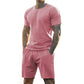 Mens Short Sets 2 Piece Outfits Fashion Summer Tracksuits Casual Set