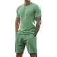 Mens Short Sets 2 Piece Outfits Fashion Summer Tracksuits Casual Set