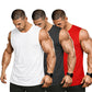 [Solid Color] 3 Pack 3 PCS Summer outfits men streetwear cotton Anime tank tops men gifts Menswear