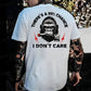 100% Cotton Men's Suitable For All Seasons There's A 99% Chance I Don't Care Monkey T-shirt