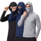 6-Piece Men's Casual Hoodie Pullovers Blue Black Light Gray Slim Fit Long Sleeve Lightweight UPF Sun Protection Soft Breathable Timeless Classic Versatile Machine Washable Comfort Multi-Occasion Wear Menswear Set Stylish Tops