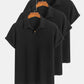 Men's Solid Color Pique Textured Knit Polo Shirt, Regular Fit Casual Short Sleeve Top for Summer, Men's Clothes for Daily Wear, Menswear