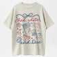 Red White & Due Cute Patriotic Pregnancy Announcement T-Shirt