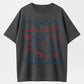 Red White & Due Cute Patriotic Pregnancy Announcement T-Shirt