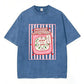 Unisex Jesus Is My Jam Strawberry Jam Jar Graphic T-Shirt, Pink Washed Christian Tee with "Make His Mercy Known" Tagline