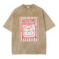 Unisex Jesus Is My Jam Strawberry Jam Jar Graphic T-Shirt, Pink Washed Christian Tee with "Make His Mercy Known" Tagline