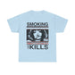 Smoking Kills Retro Manga Style Graphic T-Shirt, Cotton Tee