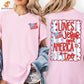 She Loves Jesus and America Too T Shirt, 4th of July Patriotic Coquette Bow Tee, USA Flag Preppy Red White Blue Shirt, Christian Gift for Women