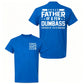 Cotton Proud Father Of A Few Dumbass Kids T-shirt, Men's Letter Graphic Tee