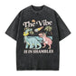 The Vibe Is In Shambles TShirt, Funny Dinosaur Sweatshirt, Cute Mental Health Tee Gift, Gift For Her
