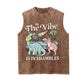 The Vibe Is In Shambles TShirt, Funny Dinosaur Sweatshirt, Cute Mental Health Tee Gift, Gift For Her