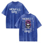 Fiery Soul" Skull — Satirical Dark Humor T-Shirt