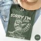 Funny Raccoon Sorry I'm Late I Was Dilly Dallying T-Shirt