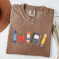Cute School Supplies Heritage Graphic Tee, Aesthetic Back To School Spirit Shirt