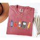 Cute School Supplies Heritage Graphic Tee, Aesthetic Back To School Spirit Shirt