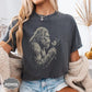 Bigfoot Dandelion T-Shirt, Vintage Sasquatch Nature Tee, Woodland Cryptid Graphic T-Shirt, Outdoor Adventure Shirt, Bigfoot Lover Gift