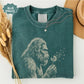 Bigfoot Dandelion T-Shirt, Vintage Sasquatch Nature Tee, Woodland Cryptid Graphic T-Shirt, Outdoor Adventure Shirt, Bigfoot Lover Gift