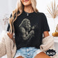 Bigfoot Dandelion T-Shirt, Vintage Sasquatch Nature Tee, Woodland Cryptid Graphic T-Shirt, Outdoor Adventure Shirt, Bigfoot Lover Gift