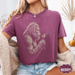 Bigfoot Dandelion T-Shirt, Vintage Sasquatch Nature Tee, Woodland Cryptid Graphic T-Shirt, Outdoor Adventure Shirt, Bigfoot Lover Gift