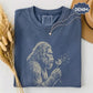 Bigfoot Dandelion T-Shirt, Vintage Sasquatch Nature Tee, Woodland Cryptid Graphic T-Shirt, Outdoor Adventure Shirt, Bigfoot Lover Gift