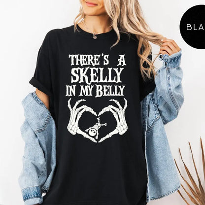 Spooky Mama Announcement Tee, Halloween Pregnancy Shirt, Pregnancy T-shirt