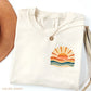 Vintage Sea Retro Ocean Sun Shirt, Coastal Summer Tee, Beach Vacation Graphic T-Shirt