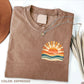 Vintage Sea Retro Ocean Sun Shirt, Coastal Summer Tee, Beach Vacation Graphic T-Shirt