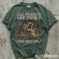 All Plants Are Edible T-shirt, Funny Foraging Skull T-shirt