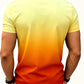 3D Printed Beer Evolution Pattern T-Shirt, Humorous Monday-Friday Design, Gradient/ Casual Short Sleeve, Durable Print Quality