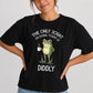 Funny Frog Graphic Tee Women Sarcastic Diddly Squat Plus Size Shirt