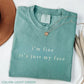 I'm Fine It's Just My Face Shirt, Funny RBF Resting B Face T-Shirt