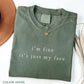 I'm Fine It's Just My Face Shirt, Funny RBF Resting B Face T-Shirt