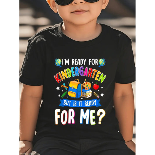 Kindergarten Back To School First Day Of Kindergarten Cotton T-shirt