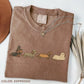Vintage Art Style Dachshund T-Shirt, Halloween Costume Tee, Gift for Weenie Dog Owners Unisex Garment-Dyed Doxie Halloween