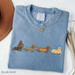 Vintage Art Style Dachshund T-Shirt, Halloween Costume Tee, Gift for Weenie Dog Owners Unisex Garment-Dyed Doxie Halloween
