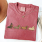 Vintage Art Style Dachshund T-Shirt, Halloween Costume Tee, Gift for Weenie Dog Owners Unisex Garment-Dyed Doxie Halloween
