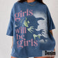 Girls Will Be Girls Shirt, Pink Goth T-Shirt, Vintage Summerween Shirt