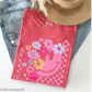 Retro Smiley Face Floral T Shirt, Inspirational Tshirt, Self Worth Motivational T-shirt, Self Love Gift