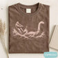 Funny Bigfoot Loch Ness Monster T-Shirt, Cryptid Waterskiing Tee