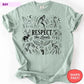 Respect The Locals Cryptid TShirt, Bigfoot Tee, Cryptid Lover Gift, Funny Cryptid TShirt, Mothman Tee, Nessie Lover Gift