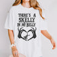 There’s a Skelly in My Belly Halloween Pregnancy T-Shirt