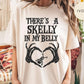 There’s a Skelly in My Belly Halloween Pregnancy T-Shirt